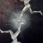 WELT und GEGENWELT, Krumrey, 2013, 145,3 x 91,0 cm, Graphit, Bleistift, Pigment auf Papier. Montiert auf MDF