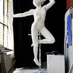 DORNRÖSCHEN - Tilmann Krumrey, 2011 DORNRÖSCHEN - plaster, steel framework, 270 cm, Tilmann Krumrey, 2011