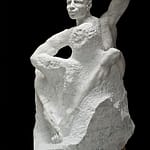 AROUSED - Tilmann Krumrey, 1991 - 2008 AROUSED - 75 x 89 x 150 cm, Carrara marble, Chrome fluorite, weight approx. 2 tons, plint wood 49cm - Tilmann Krumrey, 1991 - 2008