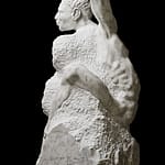 AROUSED - Tilmann Krumrey, 1991 - 2008 AROUSED - 75 x 89 x 150 cm, Carrara marble, Chrome fluorite, weight approx. 2 tons, plint wood 49cm - Tilmann Krumrey, 1991 - 2008