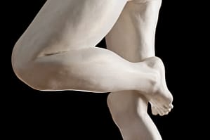 DORNRÖSCHEN (Detail) - plaster, steel framework, 270 cm, Tilmann Krumrey, 2011