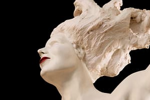 DORNRÖSCHEN (Detail) - plaster, steel framework, 270 cm, Tilmann Krumrey, 2011
